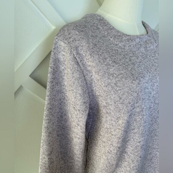 Iceberg Outerwear Heathered Knit Long Sleeve Sweatshirt With Pocket Size Medium - Picture 3 of 10